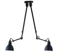 DCW Lampe Gras No 302 Double Lampada a sospensione, blu