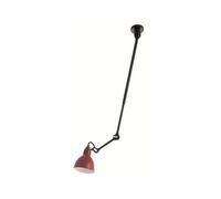 Lampe Gras N302 Plafoniera Nero Opaco E Rosso Opaco