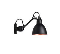 DCW Lampe Gras No 304 Lampada da parete nera, nero/rame