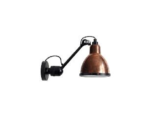 Lampe Gras N304 XL Lampada da Esterno Opaco Nero e Rame Grezzo