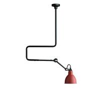 Lampe Gras N312 Plafoniera Nero Opaco E Rosso
