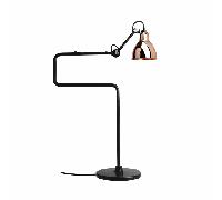 Lampe Gras N317 Lampada Da Tavolo Nero Opaco E Rame