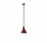 Lampe Gras N322 Lampadario Rotondo Rosso Opaco