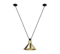 Lampe Gras N323 L Conic Lampadario Nero/ Ottone