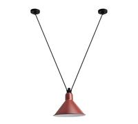 Lampe Gras N323 L Conic Lampadario Nero/ Rosso