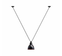 Lampe Gras N323 Lampadario A Opaco Nero/ Rame Rotondo
