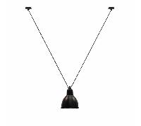 Lampe Gras N323 XL Lampadario Opaco Nero Rotondo