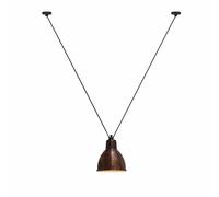Lampe Gras N323 XL Lampadario Rotondo in Rame Grezzo Grezzo
