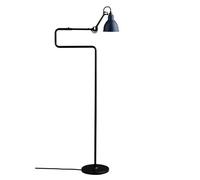 Lampe Gras N411 Lampada Da Terra Nero Opaco E Blu Opaco