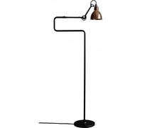 Lampe Gras N411 Lampada Da Terra Nero Opaco E Nero Opaco/Rame