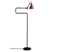 Lampe Gras N411 Lampada Da Terra Nero Opaco E Rosso Opaco