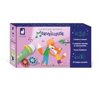 Janod - Lampada sonora Meravigliosa - L'Ora dei Baci - Storia del Bambino - Lampada per bambini disponibile in 4 Universo - Scatola di storia per bambini evolutiva - Attività bambino 3 anni in