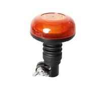 Lampeggiante a 18 LED SMD Ambra 6 Modalità di Lampeggio 12V 24V Girofaro a LED per Macchine Agricole Veicolo Commerciale Scuolabus Trattore Escavatori Camion Visibile a 360 Gradi E9