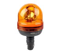 LAMPEGGIANTE GIROFARO CON BASE ASTA GOMMA FLESSIBILE OMOLOGATO 12V 55W