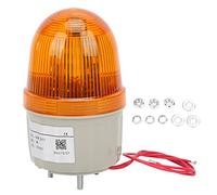 Lampeggiante Cancello Luce Lampeggiante a LED LED Luce Lampeggiante Rotante 220V AC Spia Luminosa Lampeggiante Attrezzatura di Allarme Luce di Emergenza(Arancia)