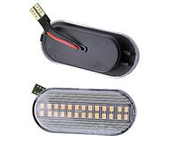 Lampeggiante Dinamica Luce Posizione Laterale Per Bora 1998-2005 | Riparazione automatica della luce dell'indicatore specchietto laterale dinamico da 2 pezzi Auto Indicatori Direzione