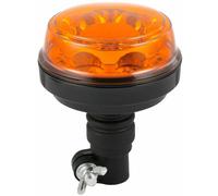 LAMPEGGIANTE GIROFARO 8 LED 12-24V BASE FLESSIBILE 12W MACCHINE AGRICOLE AMA