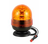 LAMPEGGIANTE GIROFARO A LED CON BASE MAGNETICA ANTIURTO 12/24V MULTIFUNZIONE