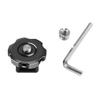 Lampeggiante Hot Shoe Adattatore di Montaggio A 1/4 "Foro Filettato Vite Treppiede Per Luce Stand Ombrello Lampeggiante Staffa Supporto Cold Shoe Mount