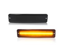 Lampeggiante Lampada Per Jeep Per Wrangler 1987-1995 Ambra/Bianco LED Auto Paraurti Anteriore Indicatore Laterale Luci Flare Lampade Segnale di Girata Dinamico Segnale di Direzione Dinamico Luce di