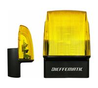 LAMPEGGIANTE LAMPEGGIATORE LED 230V 24V 12V + ANTENNA + SUPPORTO DA PARETE MURO