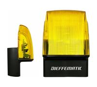 LAMPEGGIANTE LAMPEGGIATORE LED 230V 24V 12V + ANTENNA + SUPPORTO DA PARETE MURO IP54