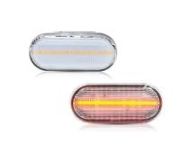 Lampeggiante Laterali Per VW Per Golf 3 4 MK3 MK4 Per Passat 3BG Per Polo 6N 9N Per Bora 2 Pezzi Led Dynamic Side Marker Indicatori Direzione Sequenziali Luce Lampeggiante Segnale Rotazione Dinamico