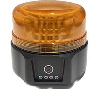 Lampeggiante LED 12 V ricaricabile doppio flash 98x123 mm magnetico