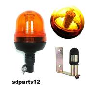Lampeggiante LED Innesto Flessibile Con Supporto Piantone a U Trattore Camion