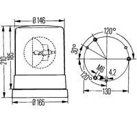 Faro rotante HELLA 2RL 004 958-111