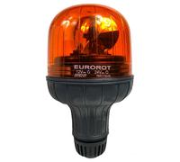 Lampeggiante per trattori ad asta flessibile antivibrazione 12V e 24V Sirena