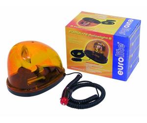 Lampeggiante polizia Arancione con magnete e cavo per auto automobile girofaro