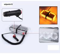 Lampeggiante Segnalatore Luce Strobo Emergenza Ambra 24LED 7 Modelli Magnetica