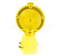 Lampeggiante Stradale Con Sensore Crepuscolare Lampada Da Cantiere a Batteria 6V
