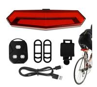 Lampeggiante universale wireless per bicicletta - di avvertimento per frenata a LED multi modalità, illuminazione intelligente ricaricabile, fascio luminoso posteriore direzionale, protezione