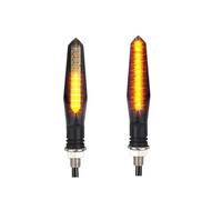 Lampeggianti Indicatori Luce Lampeggiante Universale Per Moto Indicatore Di Direzione Sequenziale Per Acqua Corrente Da 12V Adattatore Per Luce Di Segnalazione Ambrata Per Moto Da 10 Mm