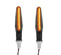 Lampeggianti Indicatori Moto Flowing Water Blinker Bendable Lampeggiante Segnali Lampada Universale Moto Indicatore Di Direzione Luce Incorporata Relè 12V Accessori Lampeggiatori