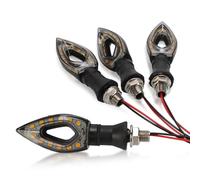 Lampeggianti Indicatori Universale Per Moto A Forma Di Cuore Ambra Indicatori Di Direzione Indicatori Lampeggianti Lampeggiatori Posteriori Per Moto Luce Di Stop Luce Di Segnalazione Freno