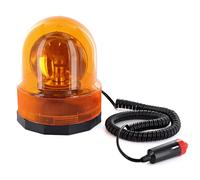 Lampeggiatore Lampada Segnalatore Rotante Luce Arancio Magnetica 12V 2 Metri