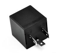 Lampeggiatore LED regolabile a 3 pin da 12 V per relè per indicatori di direzione, modulo lampeggiante elettronico compatibile con veicoli da 12 V, supporta carico 0,02 A - 20 A, quindi