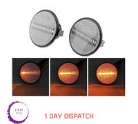 Lampeggiatori Laterali Indicatori Trasparenti Nero Luce LED Mazda MX5 MK1 MK2