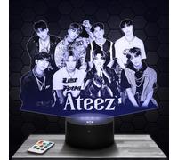 Lampephoto.fr - Lampada 3D Atee Deco per Camera da Ragazza Lampada 3D Atee oggetto K-Pop Corea Pop Coreana Idea Regalo Decorazione Luce Notturna Tattile Deco Natale, Regalo Adolescente Originale TOP