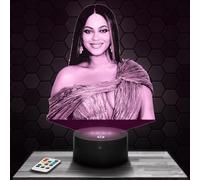 Lampephoto.fr - Lampada 3D Be yonce, Luce Notturna Tattile Cantante Beyonce, Illusione 3D Led, Idea Regalo di Natale per Ragazzi e Ragazze Lampada da Comodino per Bambini o Adulti TOP
