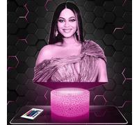 Lampephoto.fr - Lampada 3D Be yonce, Luce Notturna Tattile Cantante Beyonce, Illusione 3D Led, Idea Regalo di Natale per Ragazzi e Ragazze Lampada da Comodino per Bambini o Adulti TOP