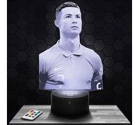 Lampephoto.fr - Lampada 3D C. Ronaldo Portugal, Luce Notturna Tattile C. Ronaldo Portugal, Illusione 3D Led, Idea Regalo di Natale per Ragazzi e Ragazze Lampada da Notte per Bambini o Adulti TOP