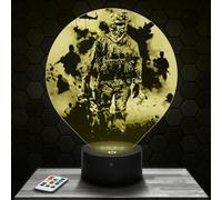 Lampephoto.fr - Lampada 3D Cod Mw2 James Ramirez Decorazione Camera Ragazzo Gaming Gamer Videogiochi Idea Regalo Cod Mw2 James Ramirez Idea Regalo Decorazione Notturna Deco, Idea Regalo Teen