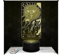 Lampephoto.fr - Lampada 3D Moderna Il Sole Arcani Tarocchi, Luce Notturna Tattile, Idea Regalo Deco Carta di divinazione Cartomanzia oracle, Lampada Deco Il Sole Arcano Tarot, Idea Regalo per Natale