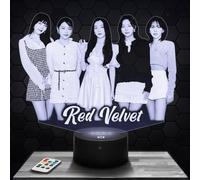 Lampephoto.fr - Lampada 3D Redv, Deco per Camera da Ragazza Lampada 3D Redv oggetto K-Pop Corea Pop Coreana Idea Regalo Decorazione Luce Notturna Tattile, Deco Idea Regalo Natale, Illusione 3D Led