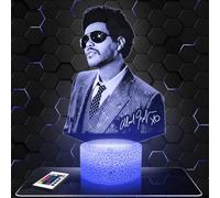 Lampephoto.fr - Lampada 3D The Week end Decorazione Collezione Cantante Pop Canadese Idea Regalo Uomo Donna Oggetto The Weekend Luce Notturna Tattile, Decorazione Camera, Idee Regalo Uomo Donna TOP