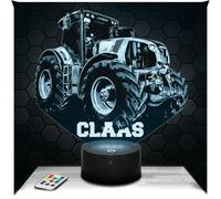 Lampephoto.fr - Lampada 3D Trattore Agricolo Clas, Luce Notturna Tattile, Decorazione Collezione Miniatura 1 32. Idea Regalo, Trattore Agricolo Clas Luce Notturna Adulto Decorazione Camera Natale TOP